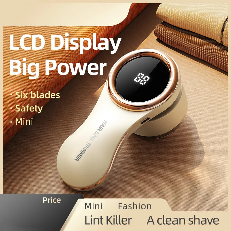 Lint Remover USB Charging Electric Pellet Machine Hair Ball Lint Trimmer Portable Electric Clothes Lint Machine High-Speed Moto