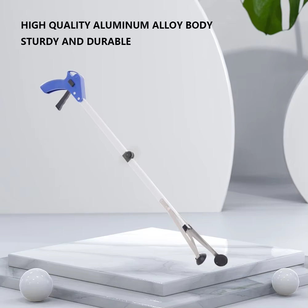 1/2/3Pcs Folding Garbage Picker Household Aluminum Alloy Trash Grabber Waste Leaves Pick Cleaning up Clip Garden Cleaning Tool