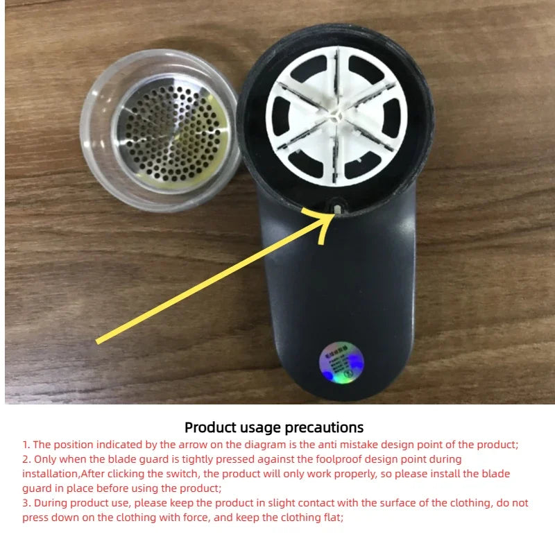 Lint Remover USB Charging Electric Pellet Machine Hair Ball Lint Trimmer Portable Electric Clothes Lint Machine High-Speed Moto