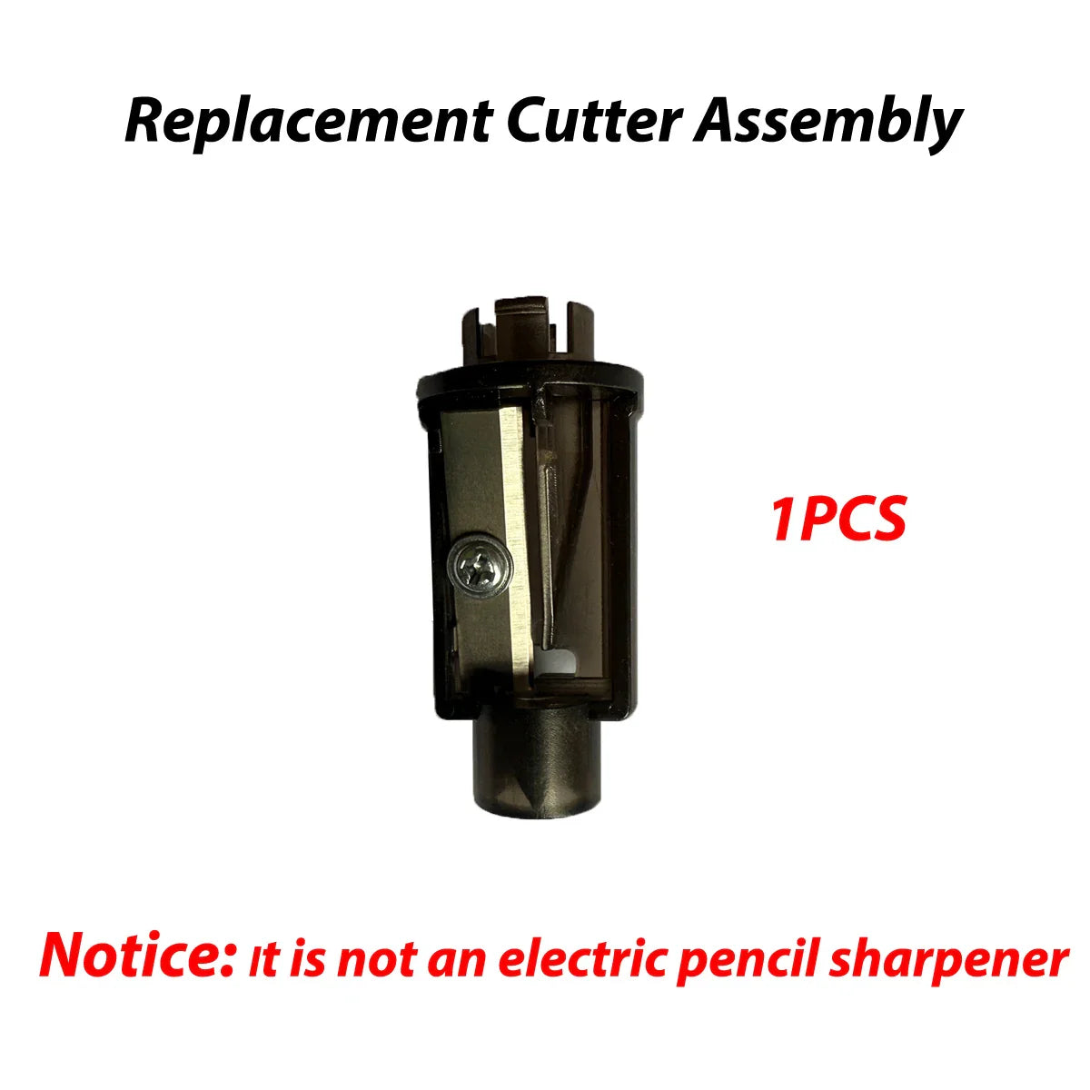 Electric Sharpener Assembly Desktop Automatic Pencil Sharpener Suitable to Pencils (6-8Mm) for Students School Office Stationery